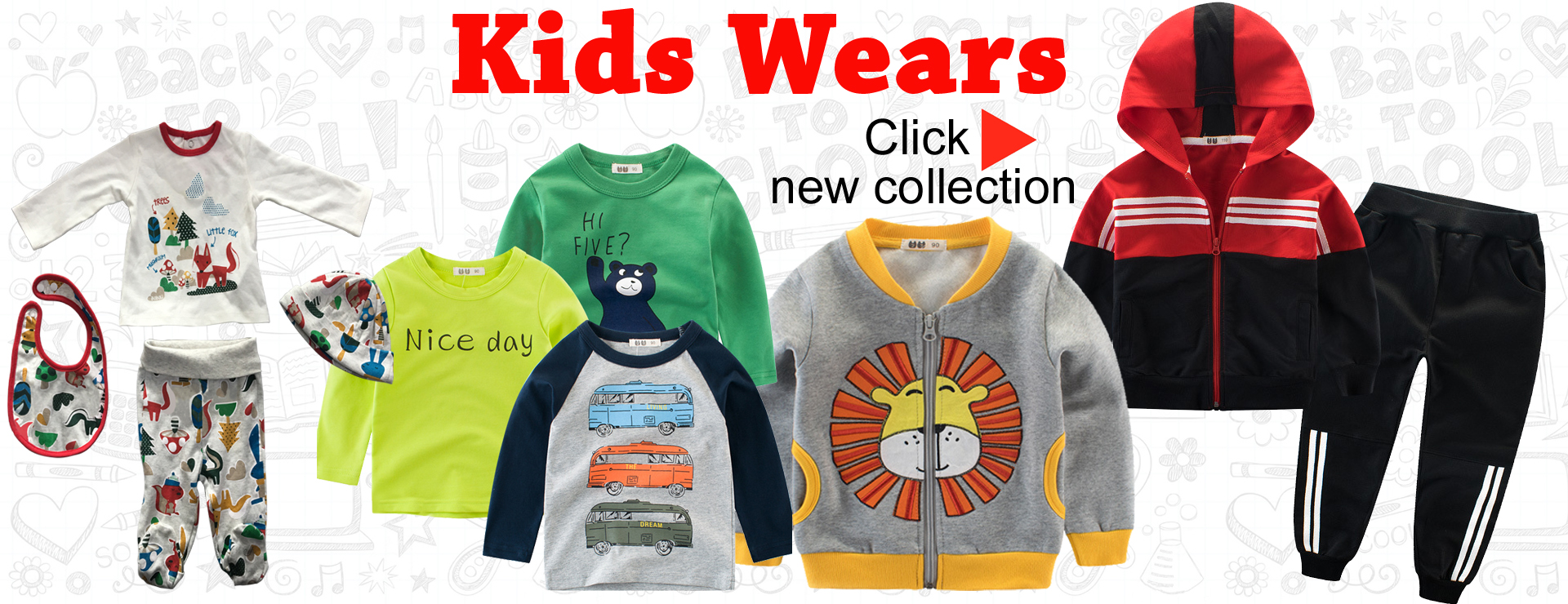 Kids wear kids clothes children garments